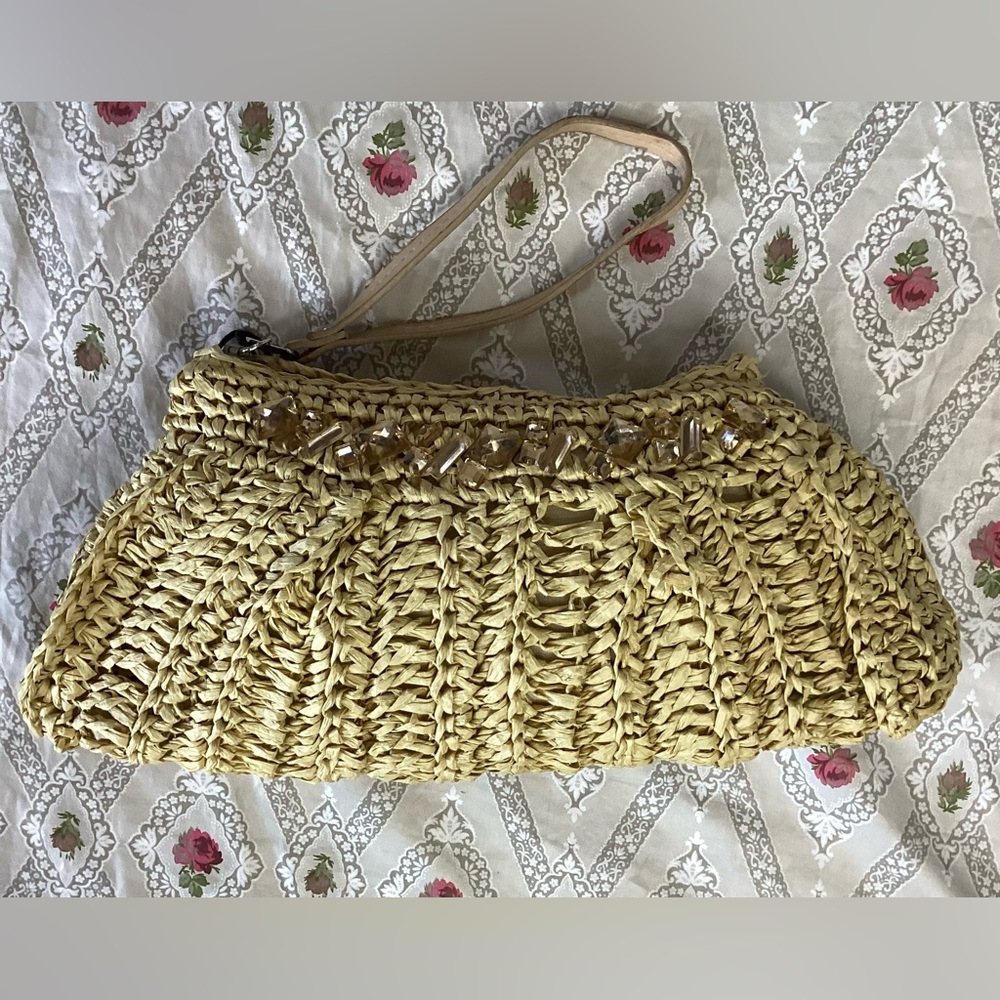 Handmade Woven Clutch - Natural